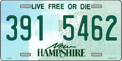 NH license plate 3915462