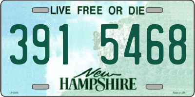 NH license plate 3915468