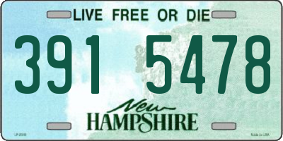 NH license plate 3915478