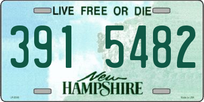 NH license plate 3915482