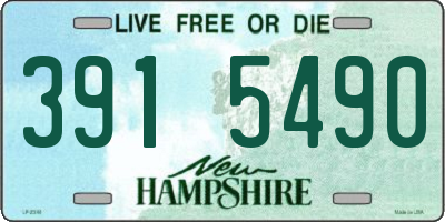 NH license plate 3915490