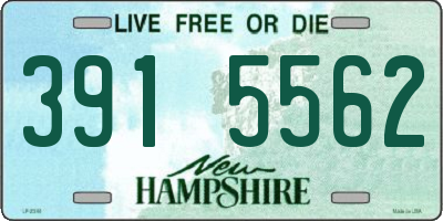 NH license plate 3915562