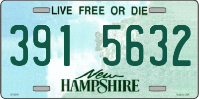 NH license plate 3915632