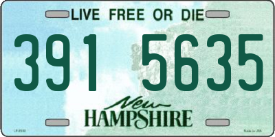 NH license plate 3915635
