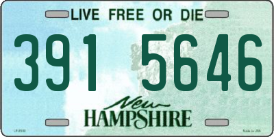 NH license plate 3915646