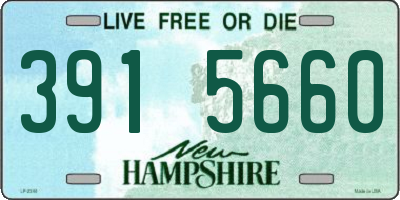 NH license plate 3915660