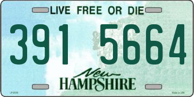 NH license plate 3915664