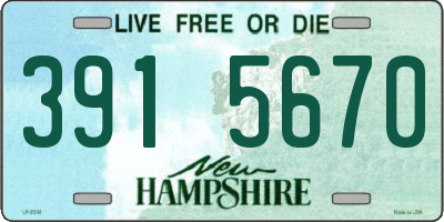 NH license plate 3915670