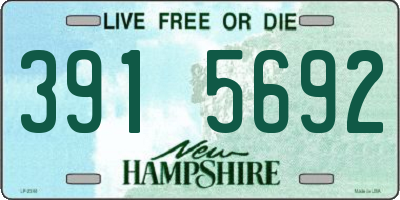 NH license plate 3915692