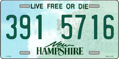 NH license plate 3915716