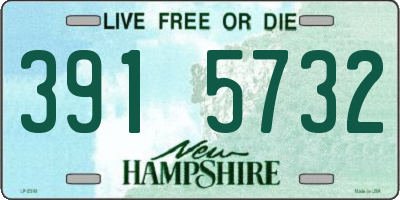 NH license plate 3915732