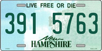 NH license plate 3915763