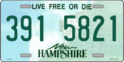 NH license plate 3915821