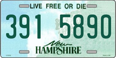 NH license plate 3915890