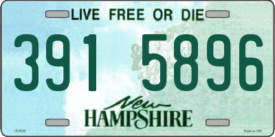 NH license plate 3915896
