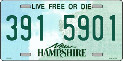 NH license plate 3915901