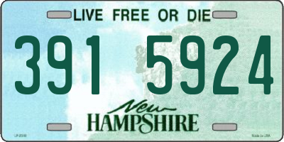 NH license plate 3915924