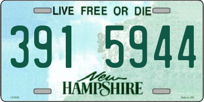 NH license plate 3915944