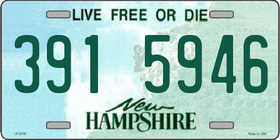 NH license plate 3915946