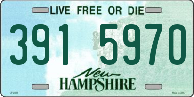 NH license plate 3915970