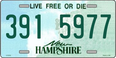 NH license plate 3915977