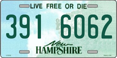 NH license plate 3916062