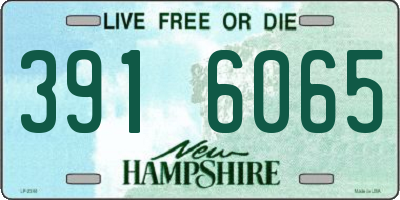 NH license plate 3916065