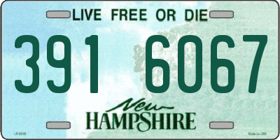 NH license plate 3916067