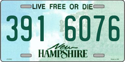 NH license plate 3916076