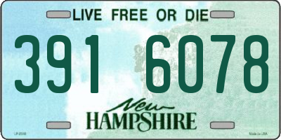 NH license plate 3916078