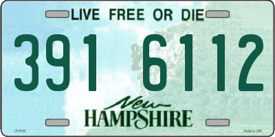 NH license plate 3916112