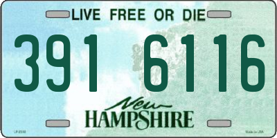 NH license plate 3916116