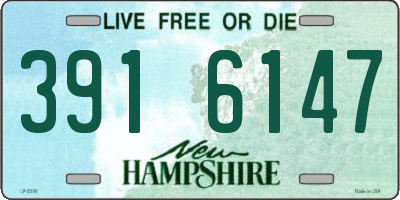 NH license plate 3916147