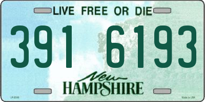 NH license plate 3916193