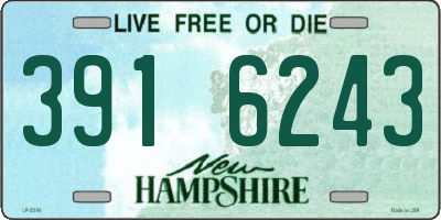NH license plate 3916243