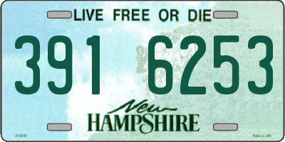 NH license plate 3916253