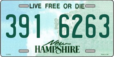 NH license plate 3916263