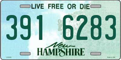 NH license plate 3916283