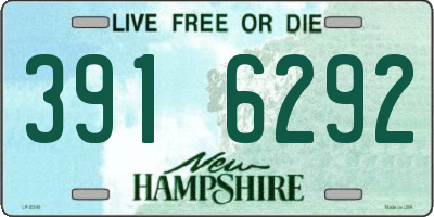 NH license plate 3916292
