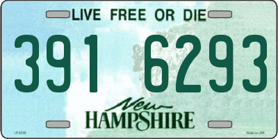 NH license plate 3916293