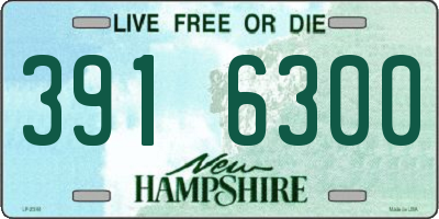 NH license plate 3916300
