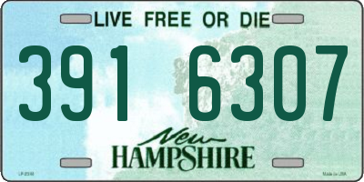 NH license plate 3916307