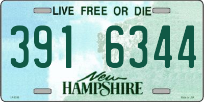 NH license plate 3916344