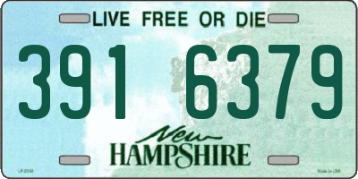 NH license plate 3916379