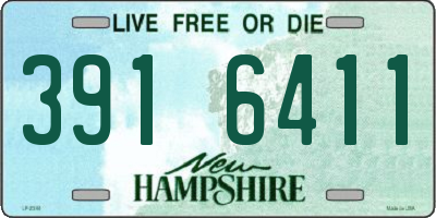 NH license plate 3916411