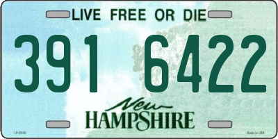 NH license plate 3916422