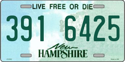 NH license plate 3916425