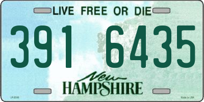 NH license plate 3916435