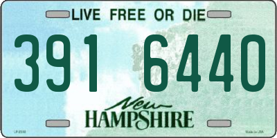 NH license plate 3916440