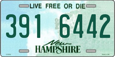 NH license plate 3916442